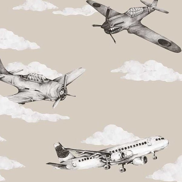 Papel pintado de aviones y aeroplanos - Looney Planes 681487