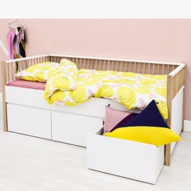 Cama infantil DREAMY 90 x 160 barnizada