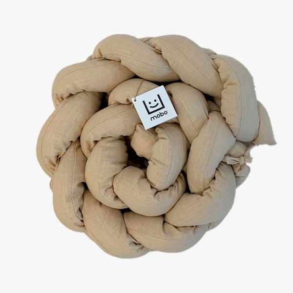 Protector de cuna o cama Trenza tejida 100% algodón